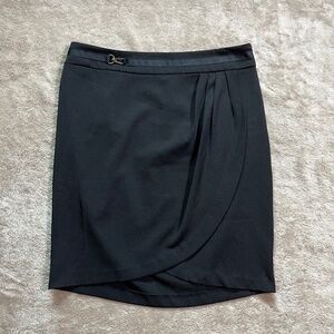 Chica Booti Short Black Pencil Skirt Office Work Attire